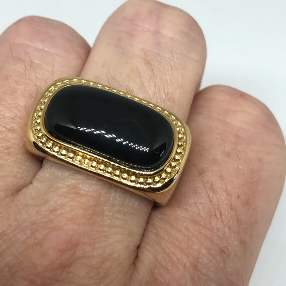 Nemesis Jewelry Nyc Accessories Vintage Black Onyx Ring East West Mens Poshmark